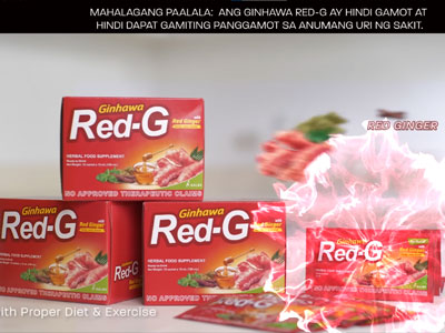 Ginhawa Red-G with Red Ginger
